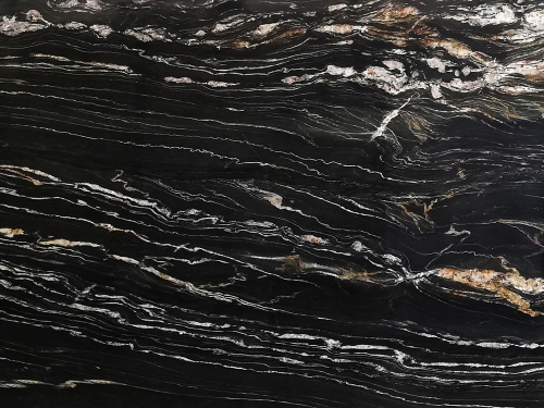 Marble - Black Marble - Belvedere Gold